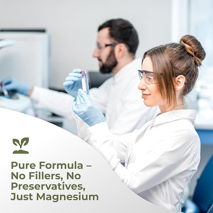 Gade Nutrition Pure Magnesium Carbonate Powder | 500g 875mg per Serving 571 Servings | Non-GMO Gluten-Free Filler Free Highly Absorbable | USA Made