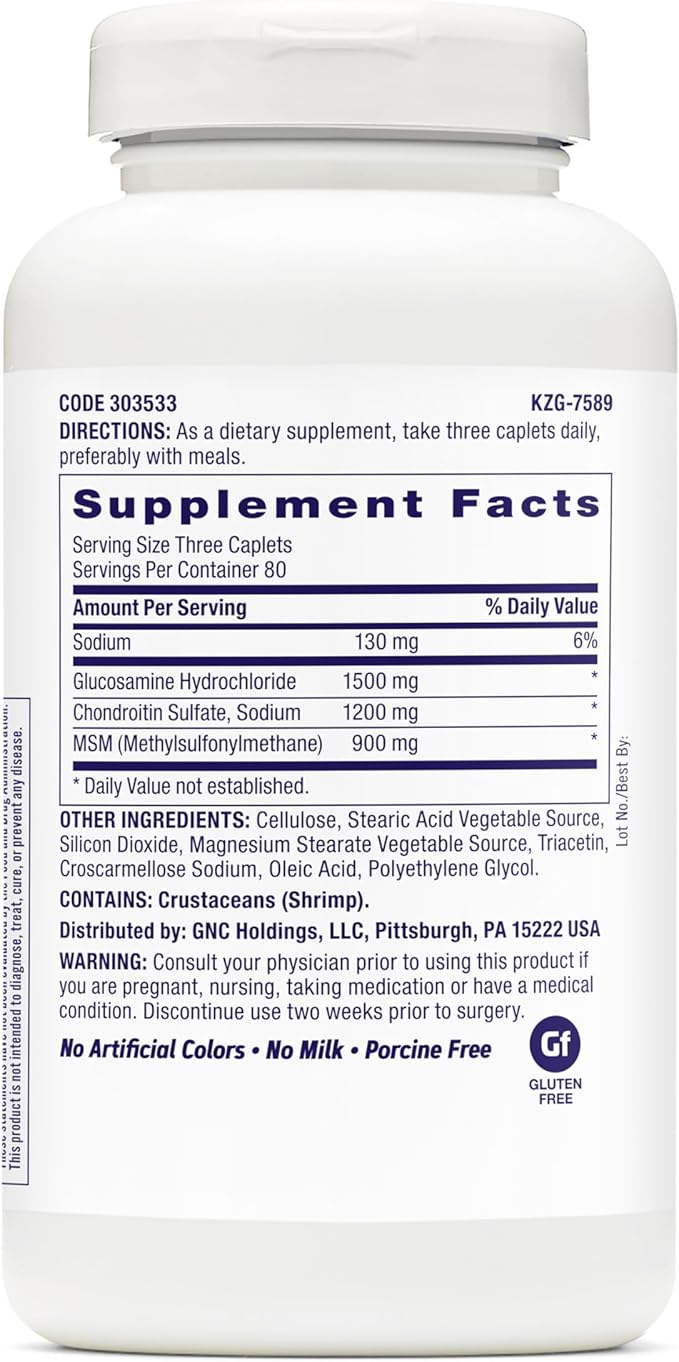 GNC Triflex Caplets 240 Count