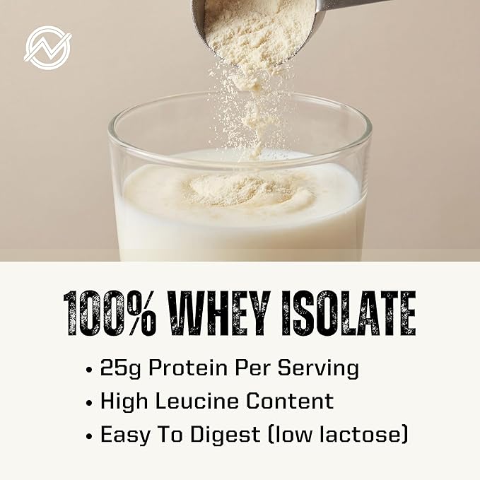 Outwork Nutrition Whey Isolate Protein Powder - Accelerates Muscle Building &amp Recovery - Low Lactose Gluten-Free - Post Workout Supplement - Enhanced Protein Synthesis Vanilla 1.6lbs