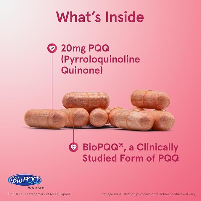 Jarrow Formulas CoQ10 Ubiquinol 100mg 120 Softgels &amp PQQ 20mg 60 Capsules - Mitochondrial &amp Heart Health