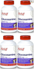 Schiff Glucosamine 2000mg with Hyaluronic Acid (Pack of 4)