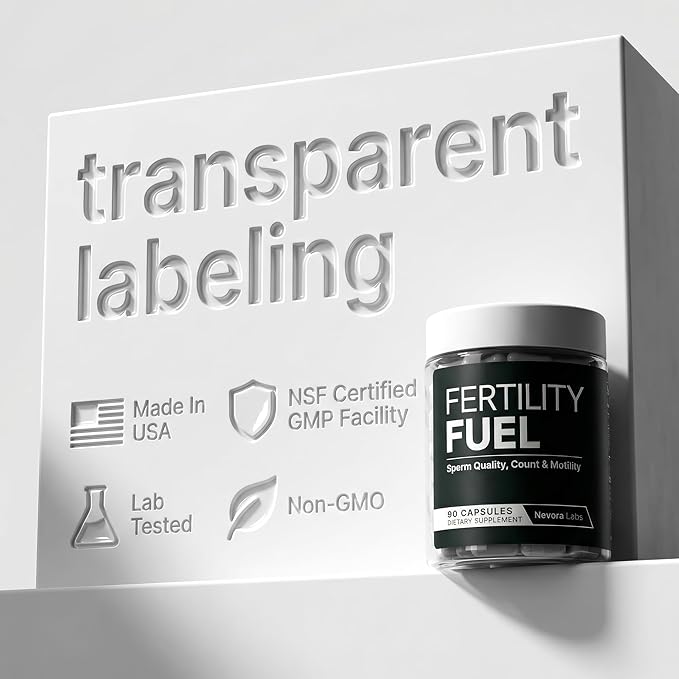 Fertility Fuel – Male Fertility Supplements - Mens Fertility Supplement &amp Fertility Supplements for Men - Support Reproductive Health - 90 Capsules - Alternative to Mens Prenatal Vitamins