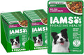 IAMS Proactive Health Adult Wet Dog Food Beef Peas and Carrots Recipe 3.5 oz. Pouch (16 Count Pack of 1)