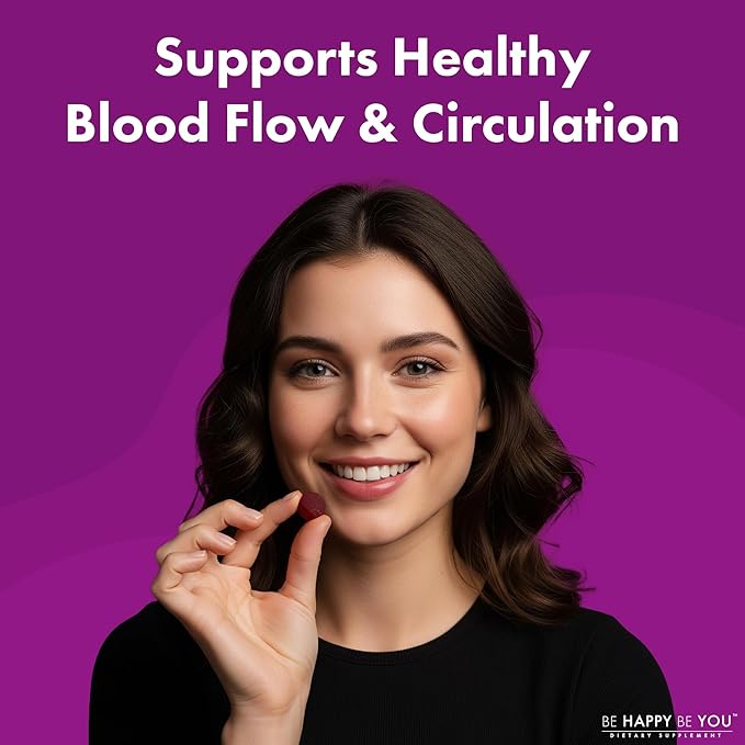 Beetroot with Pomegranate Gummies – Nitric Oxide Booster &amp Blood Pressure Support – Cherry Pomegranate Flavor – Vegan Gelatin-Free Pectin-Based – 90 Ct