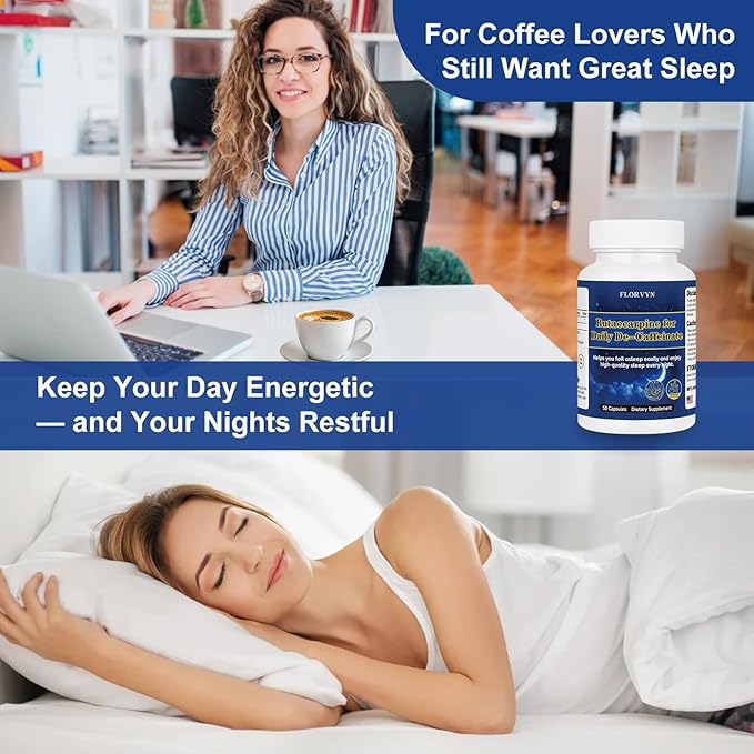 Rutaecarpine Supplement for Coffee Lovers – De-Caffeinate Naturally Derived Formula Supports the Body’s Caffeine Metabolism – Non-Habit Forming Helps Maintain a Calm &amp Relaxed State