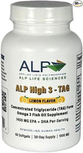 TAG Omega 3 Fish Oil Supplement - 60-Count
