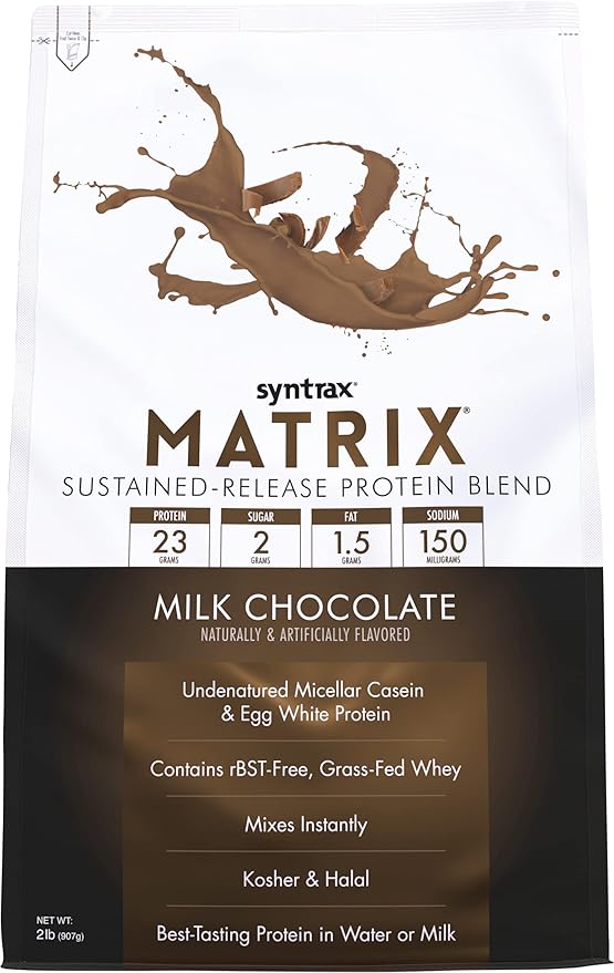 Syntrax Nutrition Matrix - Sustained-Release Protein Blend Milk Chocolate 2 lbs.