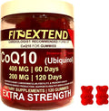 Coq10 Gummies 400 mg 60 Days 120 Count | Ubiquinol Vegan Strawberry Sugar Free Gummies High Absorption Coenzyme Q10 Supplements for Heart Health Anti-Aging Cellular Energy Antioxidant Prostate Unisex