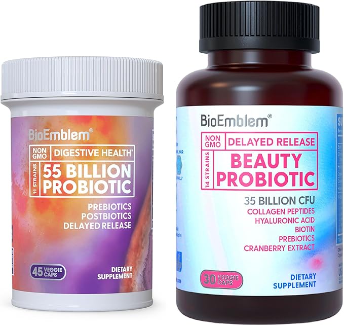 BioEmblem Beauty Probiotics for Women &amp Probiotics for Women &amp Men