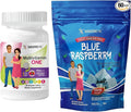 BariatricPal 30-Day Bariatric Vitamin Bundle (Multivitamin ONE 1 per Day! Chewable with 45mg Iron - Mixed Berry and Calcium Citrate Soft Chews 500mg with Probiotics - Blue Raspberry)