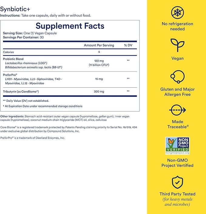 Ritual Multivitamin for Women 18+ &amp Daily Gut Health Support 30 Days Supply
