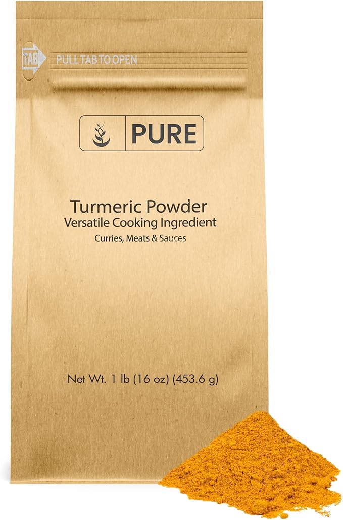 PURE ORIGINAL INGREDIENTS Boswellia Serrata Extract &amp Turmeric Powder Bundle (1lb) Natural Supplements No Preservatives