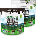 Opportuniteas Grass Fed Vanilla Choco Whey Protein Isolate Powder - 20g Protein Powder Without Artificial Sweeteners Hormone-Free Cows Non GMO - 5lb