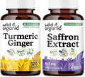 Turmeric Ginger 120 Capsules &amp Saffron Extract 120 Capsules
