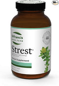 St. Francis Herb Farm Strest® Capsules (5:1 Powder Extract) Stress Relief Supplements 90 Capsules | One-Month Supply Organic Herbs Ashwagandha Holy Basil Rhodiola Siberian Ginseng Oat Schisandra