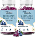 2 Packs 3000mg Glucosamine Chondroitin Gummies with MSM &amp Elderberry-Extra Strength Joint Health Flexibility Antioxidant Immune Support Supplement Gummy for Adults Men &amp Women 120 Cts (2)