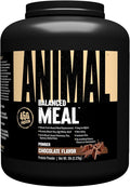 Animal Meal - Protein Shake with Whole Food Ingredients Aids in Muscle Recovery with Egg White Beef &amp Pea Protein Blend Chocolate Flavor 5 lbs
