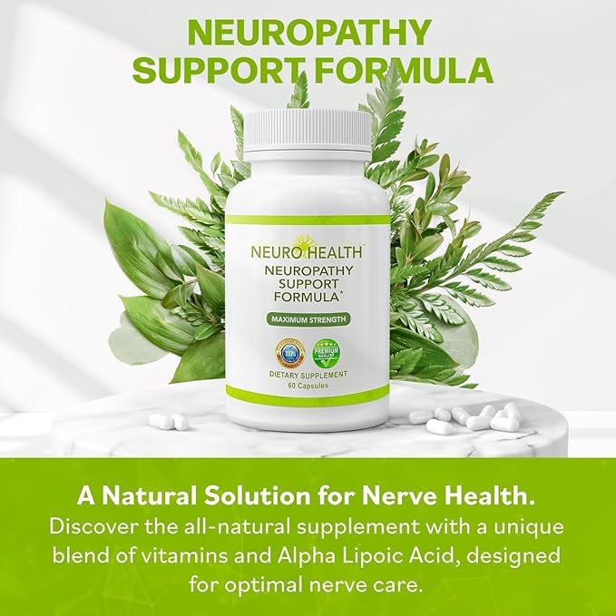Nerve Support Formulawith B Vitamins &amp Alpha Lipoic Acid &amp Miracle Nerve Cream for Neuropathy - Maximum Strength Turmeric &amp Arnica Blend for Comprehensive Neuropathy Support (Combo Pack)