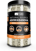 Pure Original Ingredients Ashwagandha (730 Capsules) No Magnesium Or Rice Fillers Always Pure Lab Verified