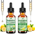 Stress &amp Sleep Support Bundle: Magnesium Complex &amp Cortisol Detox Drops