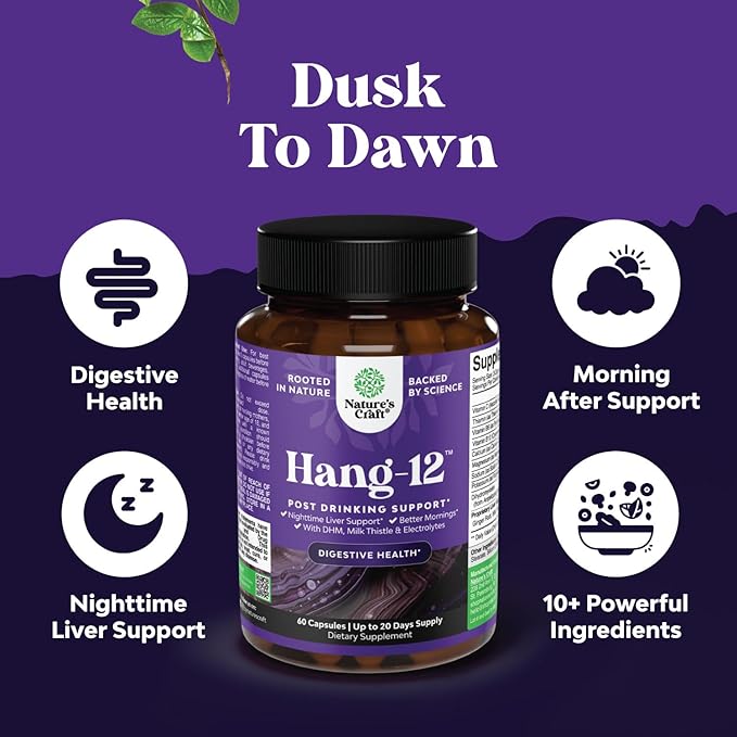 Bundle of Liver Support NAC - N Acetyl Cysteine with Antioxidants Turmeric Choline Dandelion &amp L-Glutathione and Nighttime Liver Detox &amp Hydration with DHM Dihydromyricetin Milk Thistle &amp