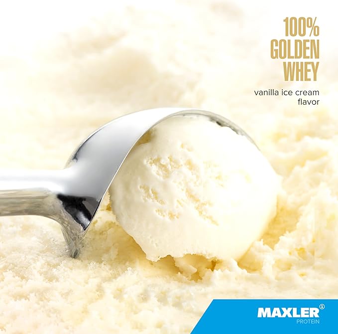 Maxler 100% Golden Whey Vanilla Ice Cream and Raspberry Cheesecake Bundle