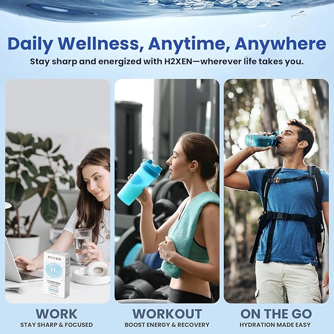 Molecular Hydrogen Tablets with Magnesium - 8 PPM Hydrogen Water Tablets for Drinking Water - Rich in Antioxidants Supports Healthy Aging Cellular Energy &amp Brain Health (60 Counts Raspberry)