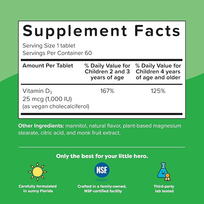 Renzo's Vitamins Mighty Kid Bundle - Iron Supplements for Kids Vitamin D3 for Kids and Bright &amp Brainy Vitamin B6