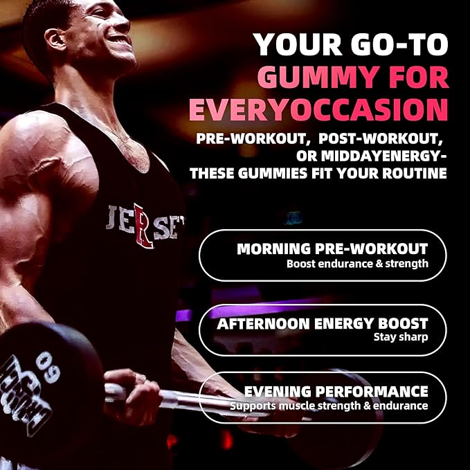 Creatine Monohydrate Gummies for Men &amp Women. Boost FocusStrength and Endurance Anti-Melting Formula Vegan Gluten-Free Non-GMO(Passion Fruit 135 ct)