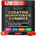 Creatine Monohydrate Gummies for Men &amp Women 9000MG Creatine Gummies Sugar Free with L-Taurine BCAA 2:1 B12 B6 for Boost Strength Focus &amp Endurance Vegan Non-GMO Strawberry 120pcs