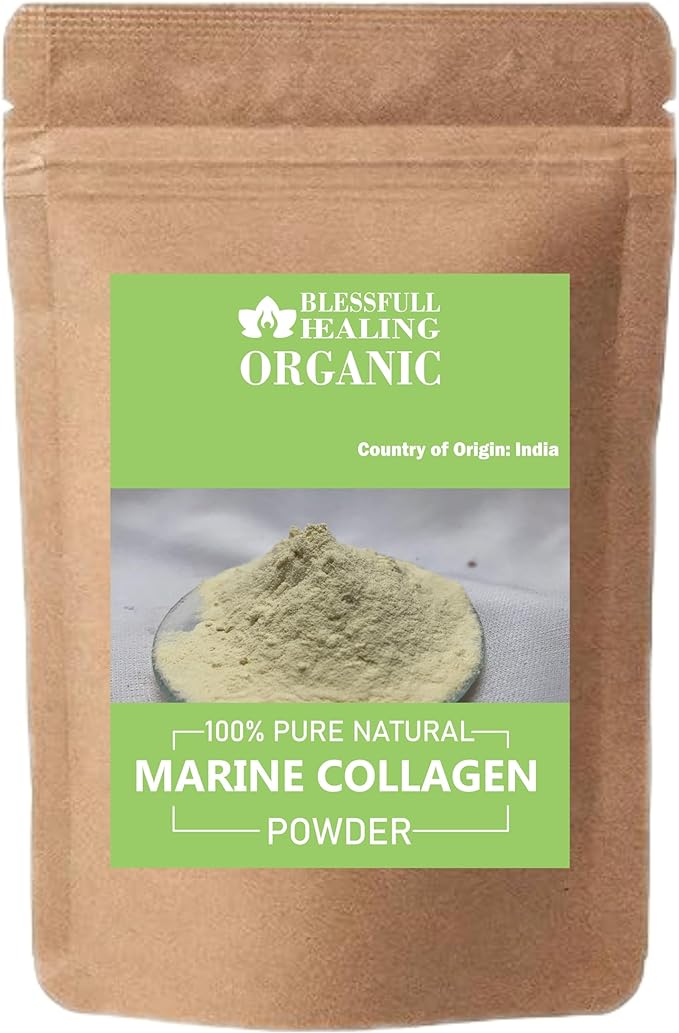 Organic Marine Collagen Powder 100% Pure Natural 100 Gram / 3.52 oz
