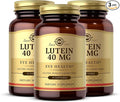 Solgar Lutein 40 mg 30 Softgels (Pack of 3) - Supports Eye Health - Helps Filter Out Blue Light - Contains FloraGLO Lutein - Gluten Free Dairy Free - 90 Total Servings