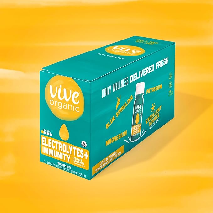 Vive Organic Organic Electrolytes Plus Immunity Shot 12pk 2 FZ