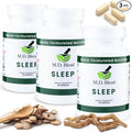 Sleep - Natural Sleep Aids for Adults with l theanine Supplement Ashwagandha Magnesium Valerian Root Melatonin - Non-Habit Forming Formula for Rejuvenating - 90 Capsules (Pack of 3)