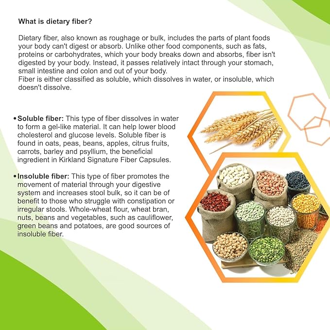 KS Signature Fiber Capsules 2 Pack (360 Capsules Each)