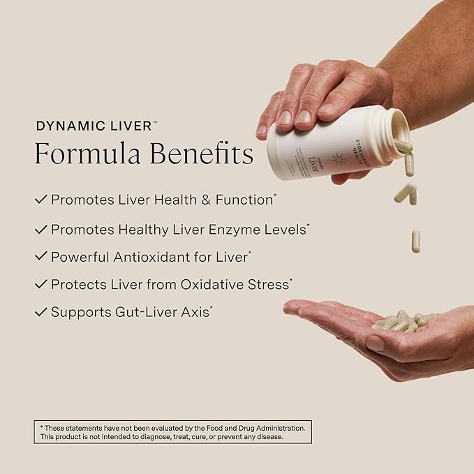 Stonehenge Health Dynamic Liver – Siliphos Milk Thistle Formula – Liver Support &amp Antioxidant Support Gut-Liver Axis Selenium Zinc Vitamin E Ginger Beetroot Extract Non-GMO 60 Veg Caps