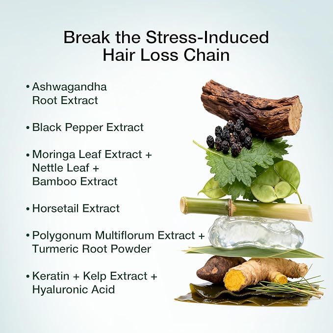 Biotin Boost 5000mcg – Hair Growth Vitamins for Women – Thinning Hair Support with Saw Palmetto Keratin &amp 8 Vitamins – DHT Support Formula – Thicker Fuller Stronger Hair – 60 Capsules