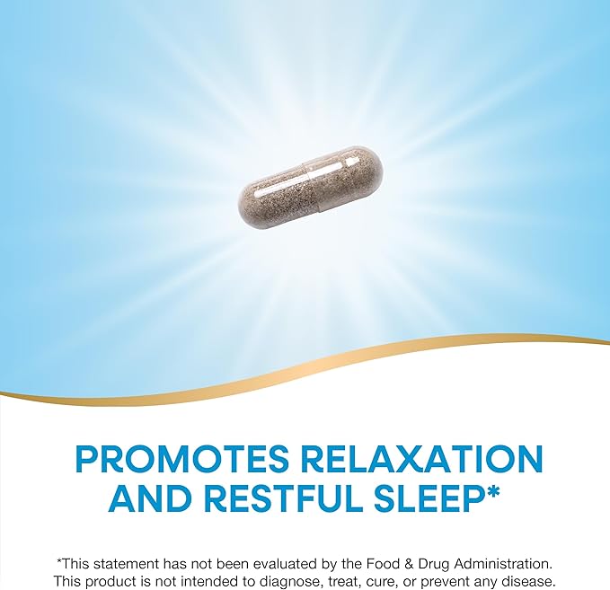 Nature's Way Revitalizing Sleep Formula Promotes Restful Slumber* With L-Theanine Valerian Root Extract and 5-HTP 90 Capsules (Packaging May Vary)