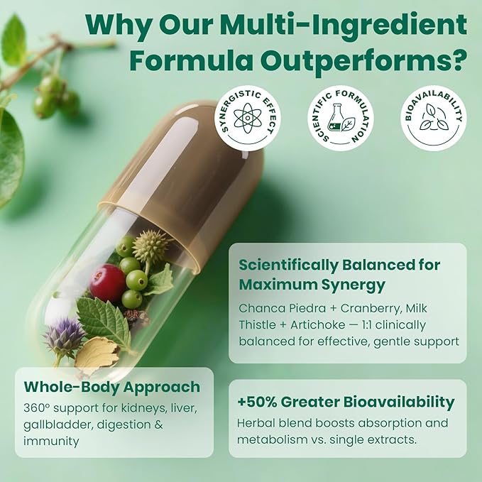 Magnesium Potassium Vitamin D3 K2 10000IU Supplement and Liver &amp Kidney Cleanse Detox &amp Repair Support Supplement