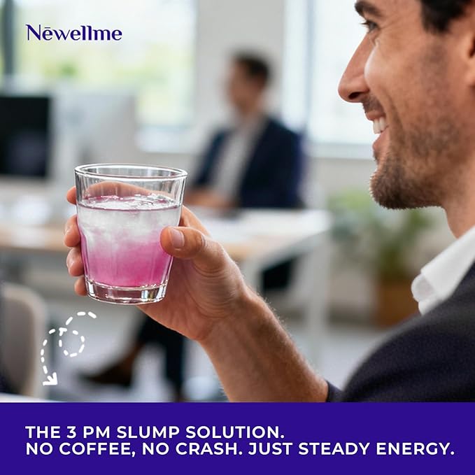 NEWELLME Balance Master Acai Apple Cider Vinegar Powder – Superfruit Antioxidant &amp Digestive Health Supplement with Probiotics &amp Fiber for Energy &amp Metabolic Support – Vegan Non-GMO 28 P