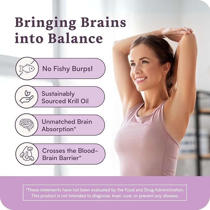 Omega 110 w/LYSOVETA LPC | EPA &amp DHA Supplements for Brain &amp Retina Health | Focus Attention Memory Mood &amp Vision | 6X Higher Absorption Than Fish Oil | High Potency Omega-3 LPC-DHA