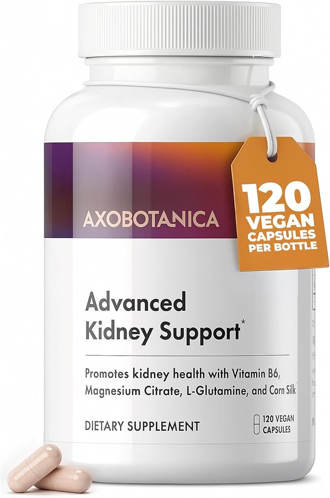 Kidney Cleanse Detox &amp Repair Formula with Vitamin B6 Magnesium &amp Cornsilk - Urinary Tract &amp Bladder Support - Herbal Supplements120 Capsules (1 Bottle 60 Servings)