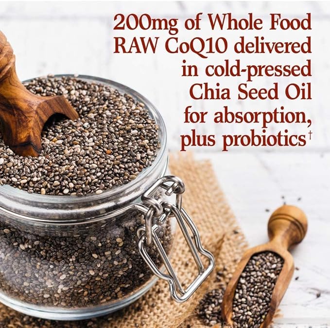 Garden of Life Omega 3 6 9 Raw CoQ10 Antioxidant 60 Capsules + Vitamin Code Healthy Blood Iron Absorption 60ct Capsules