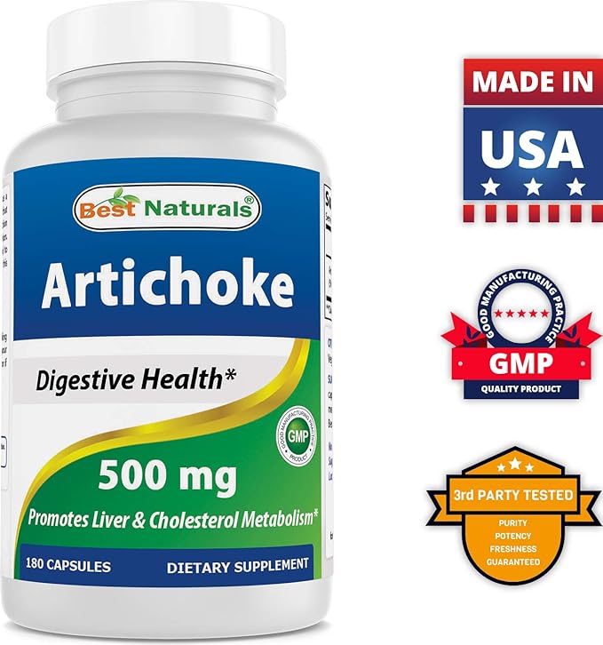 Best Naturals Artichoke Extract 10000 mg Equivalent &amp Milk Thistle Extract 1000mg
