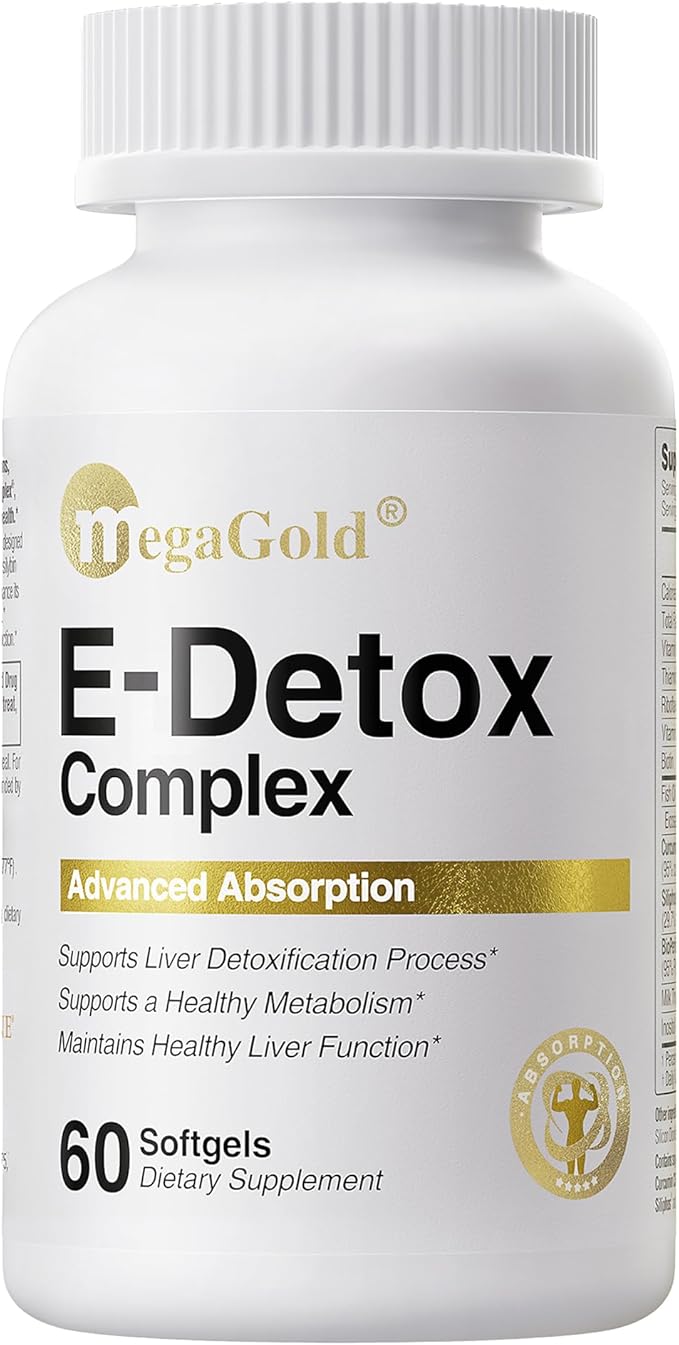 Milk Thistle Supplement with Silymarin Fish Oil Vitamin B6 Biotin and EPA for Men and Women Liver Health - 60 Count Softgels