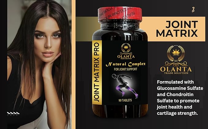 Joint Matrix PRO Complex - Joint Support Supplement for Men Joint Health Formula Glucosamine Chondroitin msm Capsules - 1 Bottle