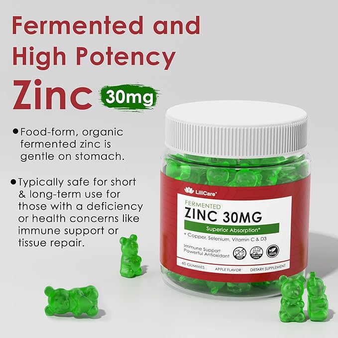 2pack Zeolite Detox Gummies for Kids &amp Adults + 2 Pack Zinc Gummies + Copper Selenium Vitamin C &amp D3