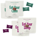 GEM Total Relaxation Bundle – Calm &amp Sleep Bites for Natural Stress Relief and Sleep Support | Magnesium L-Theanine Lemon Balm &amp Valerian Root | Non-Habit Forming Vegan No Added Sugar