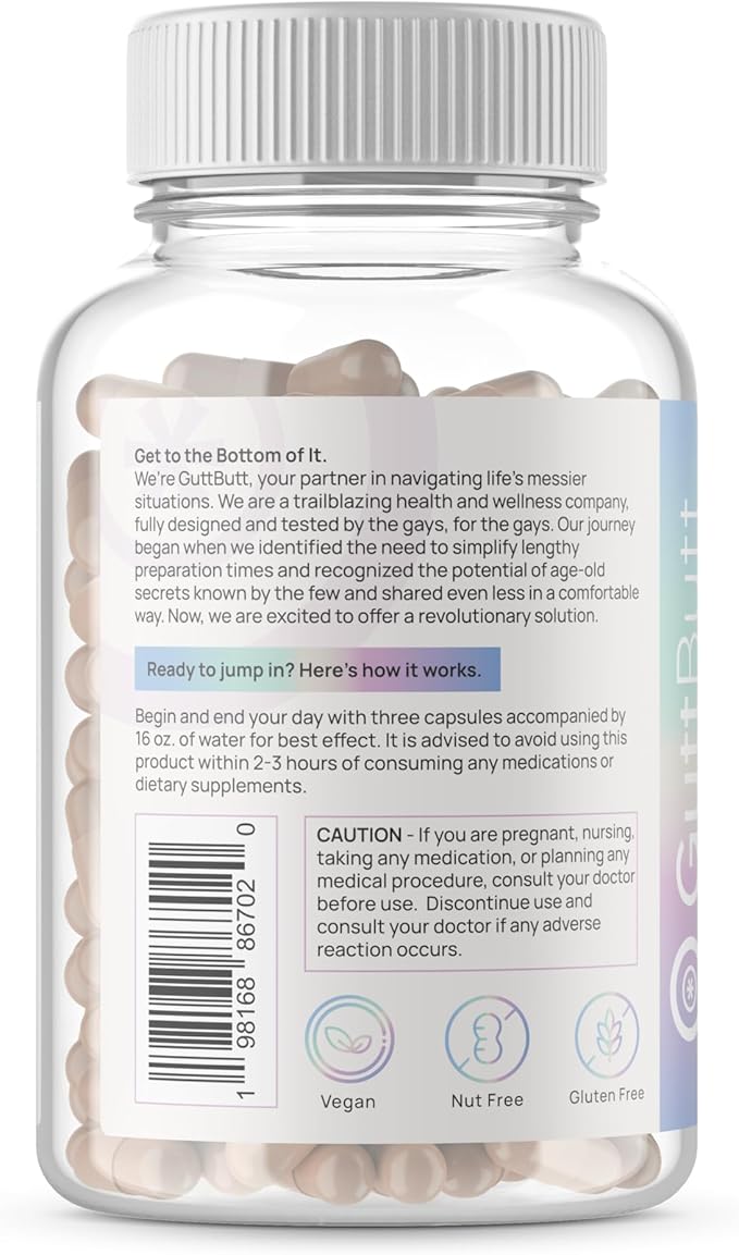 Vegan Cleanliness Fiber Supplement | Helps Promote Digestive Regularity | Psyllium Husk Inulin Cardamom Fennel Seed Calcium Carbonate | Proprietary Formula | 120 Vegan Capsules