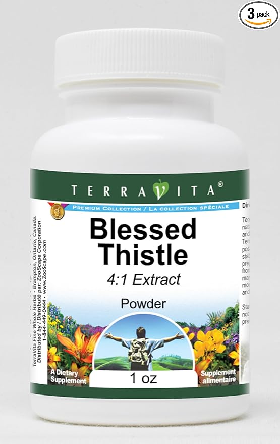 Blessed Thistle 4:1 Extract Powder (1 oz ZIN: 522979) - 3 Pack